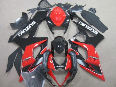 Suzuki GSXR 1000 K5 2005-2006 Motorrad Verkleidungen - Schwarz Rot