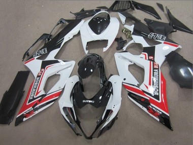 Suzuki GSXR 1000 K5 2005-2006 Motorrad Verkleidungen - Schwarz Weiß Rot