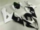 Suzuki GSXR 1000 K5 2005-2006 Motorrad Verkleidungen - Weiß Schwarz