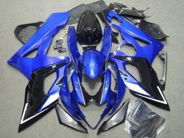 Suzuki GSXR 1000 K5 2005-2006 Motorrad Vollverkleidung - Blau Schwarz