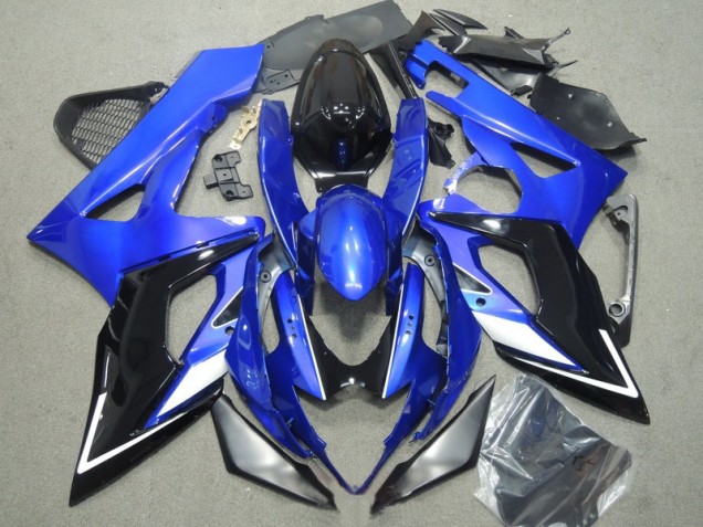 Suzuki GSXR 1000 K5 2005-2006 Motorrad Vollverkleidung - Blau Schwarz