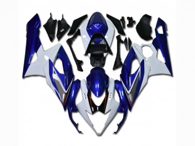 Suzuki GSXR 1000 K5 2005-2006 Motorrad Vollverkleidung - Weiß Blau