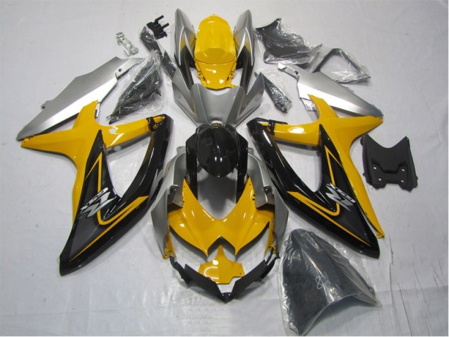 Suzuki GSXR 1000 K7 2007-2008 Motorrad Verkleidung - Gelb Schwarz