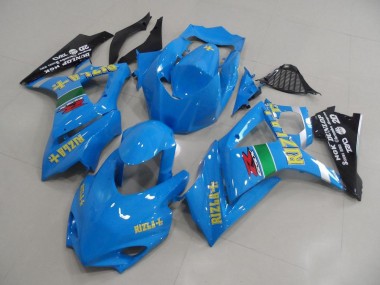 Suzuki GSXR 1000 K7 2007-2008 Motorrad Verkleidungen - Blau Rizla Rennen