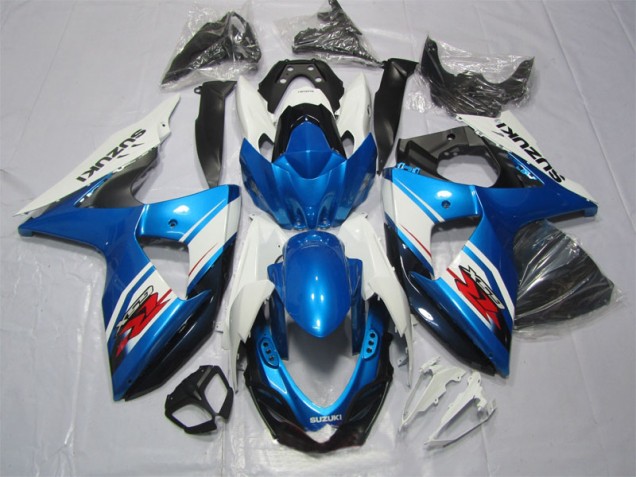 Suzuki GSXR 1000 K9 2009-2016 Motorrad Verkleidungen & Plastik - Blau Weiß Suzuki GSXR 1000 K9 2009-2016 Motorrad Verkleidungen & Plastik - Blau Weiß