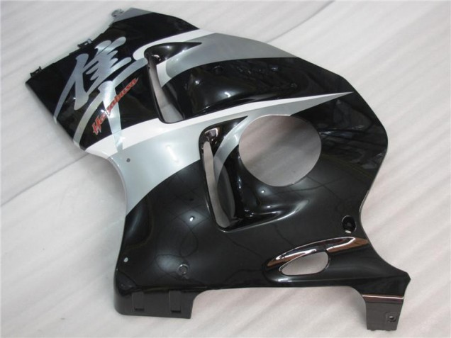 Suzuki GSXR 1300 Hayabusa 1996-2007 Motorrad Verkleidungen - Silber Schwarz