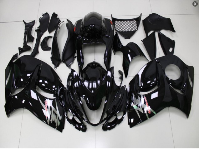 Suzuki GSXR 1300 Hayabusa 2008-2019 Motorrad Verkleidungen - Glänzend Schwarz