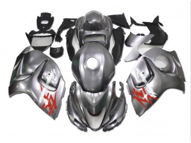Suzuki GSXR 1300 Hayabusa 2008-2019 Motorrad Verkleidungen - Silber