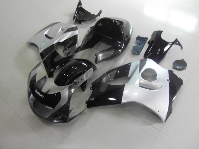 Suzuki GSXR 600 1996-2000 Motorrad Verkleidungen - Silber Grau Kein Aufkleber Suzuki GSXR 600 1996-2000 Motorrad Verkleidungen - Silber Grau Kein Aufkleber
