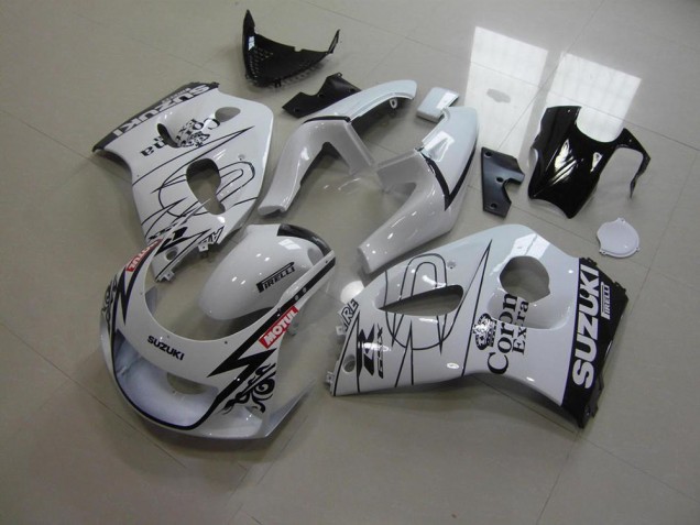 Suzuki GSXR 600 1996-2000 Motorrad Verkleidungen - Weiß Corona Suzuki GSXR 600 1996-2000 Motorrad Verkleidungen - Weiß Corona