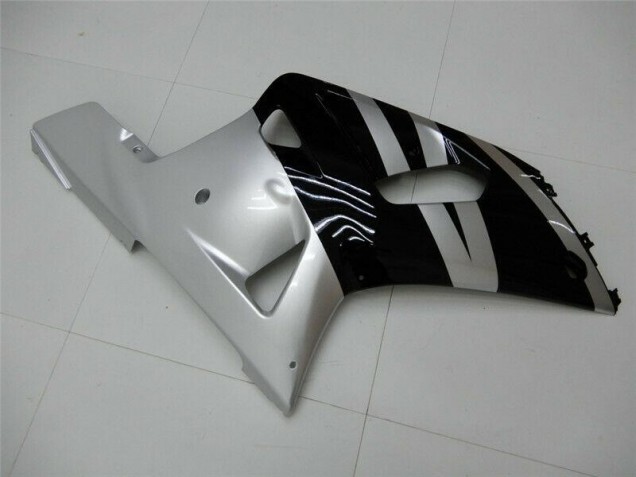 Suzuki GSXR 600 / 750 K1 K2 K3 2001-2003 Motorrad Verkleidungen - Schwarz Silber Suzuki GSXR 600 / 750 K1 K2 K3 2001-2003 Motorrad Verkleidungen - Schwarz Silber