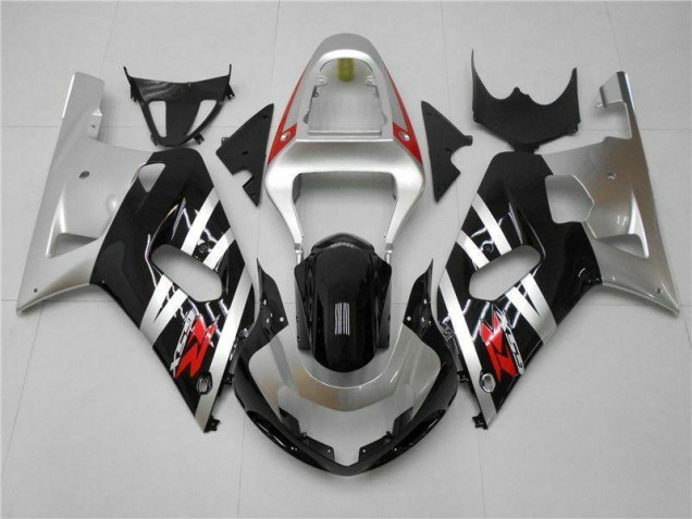 Suzuki GSXR 600 / 750 K1 K2 K3 2001-2003 Motorrad Verkleidungen - Silber Suzuki GSXR 600 / 750 K1 K2 K3 2001-2003 Motorrad Verkleidungen - Silber