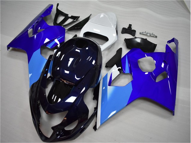 Suzuki GSXR 600 / 750 K4 2004-2005 Motorrad Verkleidung - Blau Weiß Suzuki GSXR 600 / 750 K4 2004-2005 Motorrad Verkleidung - Blau Weiß