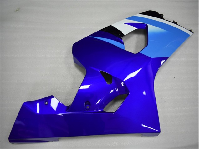Suzuki GSXR 600 / 750 K4 2004-2005 Motorrad Verkleidung - Blau Weiß Suzuki GSXR 600 / 750 K4 2004-2005 Motorrad Verkleidung - Blau Weiß