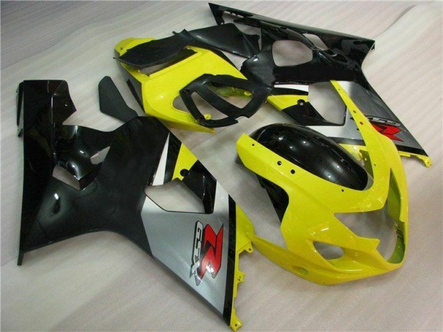 Suzuki GSXR 600 / 750 K4 2004-2005 Motorrad Verkleidung - Gelb Schwarz Suzuki GSXR 600 / 750 K4 2004-2005 Motorrad Verkleidung - Gelb Schwarz