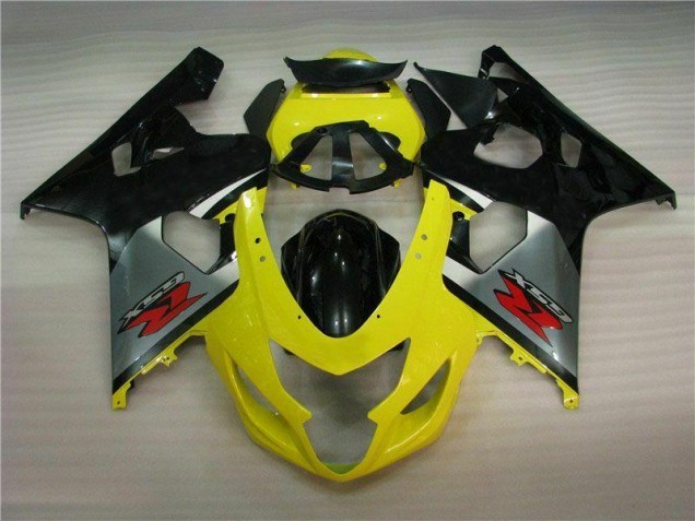 Suzuki GSXR 600 / 750 K4 2004-2005 Motorrad Verkleidung - Gelb Schwarz Suzuki GSXR 600 / 750 K4 2004-2005 Motorrad Verkleidung - Gelb Schwarz