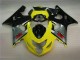 Suzuki GSXR 600 / 750 K4 2004-2005 Motorrad Verkleidung - Gelb Schwarz Suzuki GSXR 600 / 750 K4 2004-2005 Motorrad Verkleidung - Gelb Schwarz