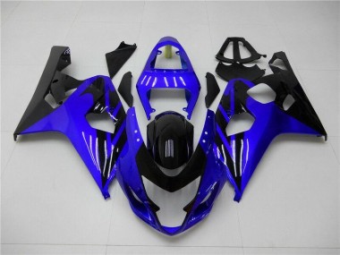 Suzuki GSXR 600 / 750 K4 2004-2005 Motorrad Verkleidungen - Blau Schwarz