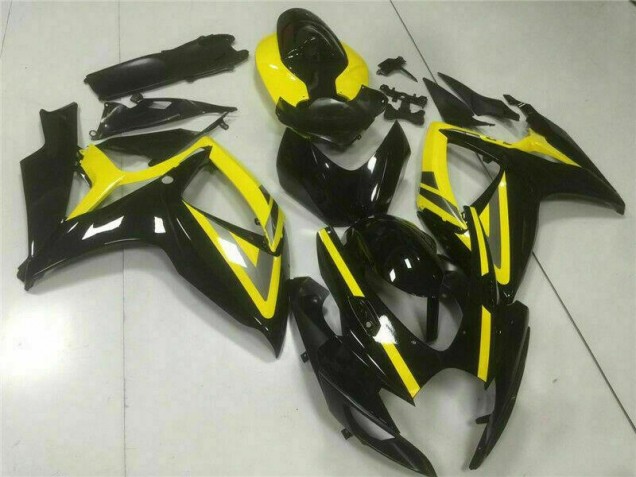 Suzuki GSXR 600 / 750 K6 2006-2007 Motor Vollverkleidung - Schwarz