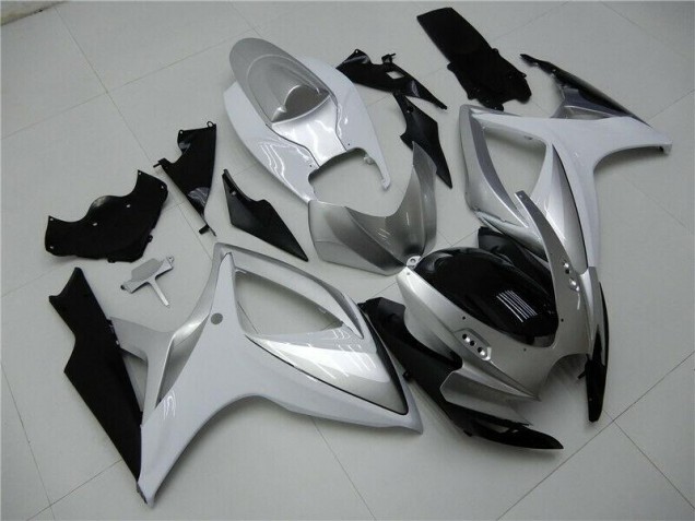 Suzuki GSXR 600 / 750 K6 2006-2007 Motorrad Verkleidung - Silber Suzuki GSXR 600 / 750 K6 2006-2007 Motorrad Verkleidung - Silber