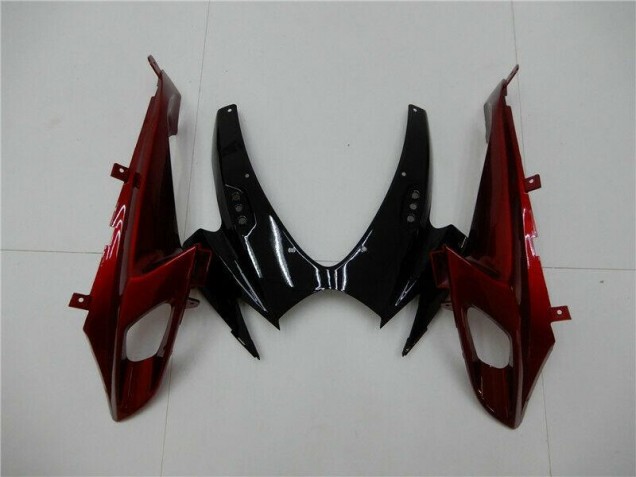 Suzuki GSXR 600 / 750 K6 2006-2007 Motorrad Verkleidungen - Rot Silber