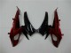 Suzuki GSXR 600 / 750 K6 2006-2007 Motorrad Verkleidungen - Rot Silber