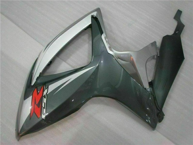 Suzuki GSXR 600 / 750 K6 2006-2007 Motorrad Verkleidungen - Silber Schwarz Suzuki GSXR 600 / 750 K6 2006-2007 Motorrad Verkleidungen - Silber Schwarz