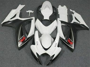 Suzuki GSXR 600 / 750 K6 2006-2007 Motorrad Verkleidungen - Weiß