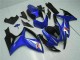 Suzuki GSXR 600 / 750 K6 2006-2007 MotorradVerkleidungen Plastik Kits - Blau