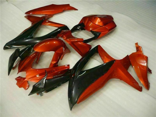 Suzuki GSXR 600 / 750 K8 2008-2010 Motorrad Verkleidung - Rot Schwarz