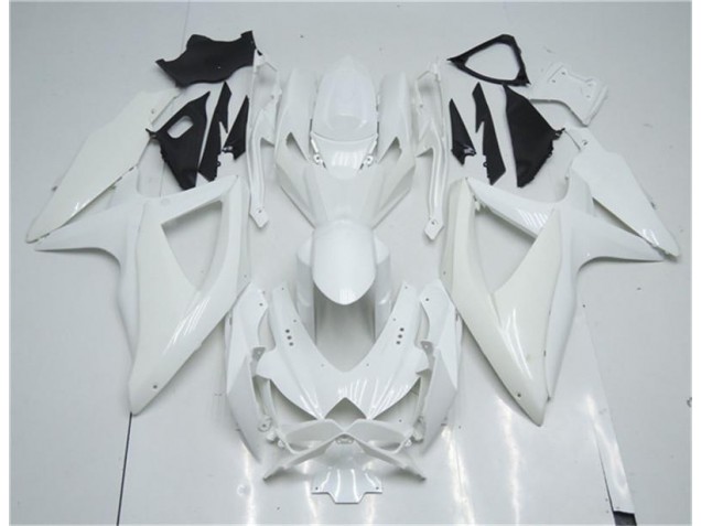 Suzuki GSXR 600 / 750 K8 2008-2010 Motorrad Verkleidung - Weiß