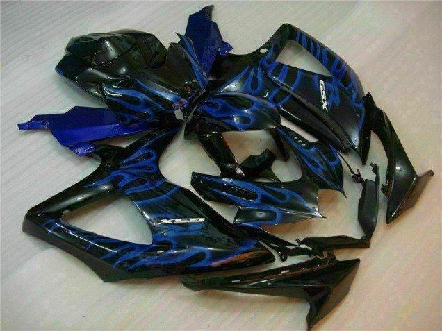 Suzuki GSXR 600 / 750 K8 2008-2010 Motorrad Verkleidungen - Blau Schwarz