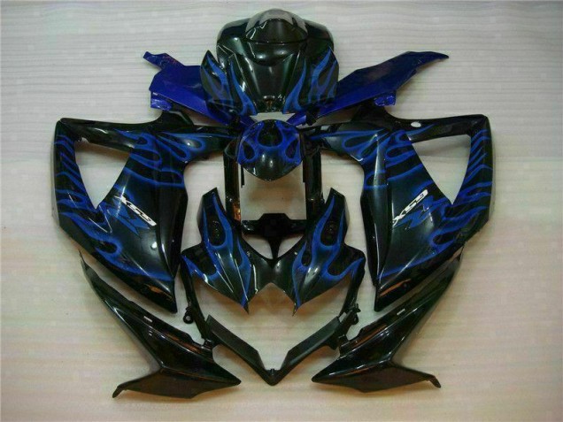 Suzuki GSXR 600 / 750 K8 2008-2010 Motorrad Verkleidungen - Blau Schwarz