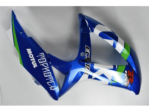 Suzuki GSXR 600 / 750 K8 2008-2010 Motorrad Verkleidungen - Blau Weiß Grün