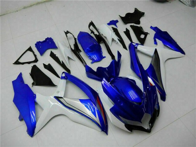 Suzuki GSXR 600 / 750 K8 2008-2010 Motorrad Verkleidungen - Blau Weiß Suzuki GSXR 600 / 750 K8 2008-2010 Motorrad Verkleidungen - Blau Weiß