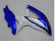 Suzuki GSXR 600 / 750 K8 2008-2010 Motorrad Verkleidungen Komplett Sets - Blau Weiß