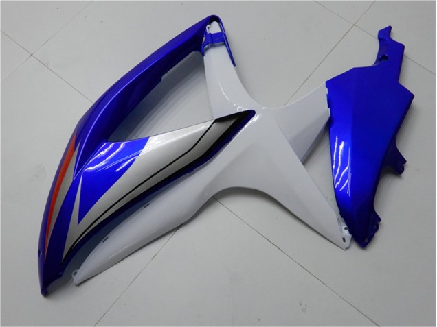 Suzuki GSXR 600 / 750 K8 2008-2010 Motorrad Verkleidungen Komplett Sets - Blau Weiß