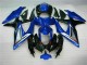 Suzuki GSXR 600 / 750 K8 2008-2010 Motorrad Vollverkleidung - Blau Schwarz