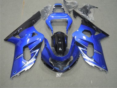 Suzuki GSXR 600 K1 K2 K3 2001-2003 Motorrad Verkleidungen - Blau