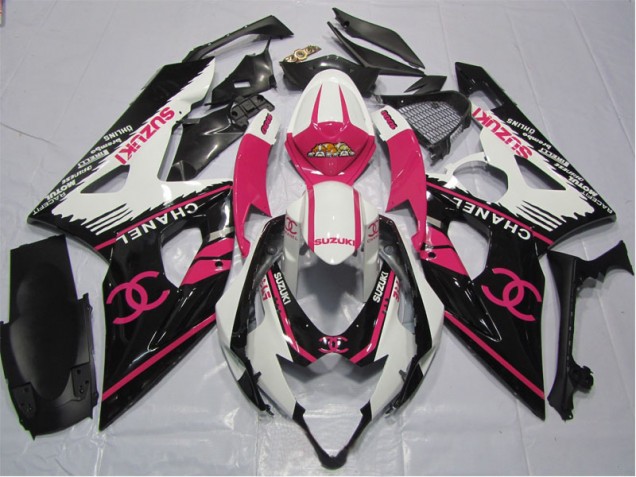 Suzuki GSXR 600 K6 2006-2007 Motorrad Verkleidungen - Rosa Chanel
