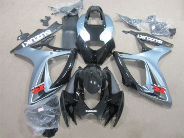 Suzuki GSXR 600 K6 2006-2007 Motorrad Verkleidungen - Schwarz Grau