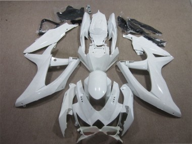Suzuki GSXR 600 K8 2008-2010 Motorrad Verkleidungen - Weiß