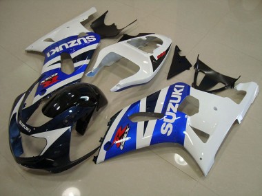 Suzuki GSXR 750 K1 K2 K3 2001-2003 Motorrad Verkleidung - Blau Weiß