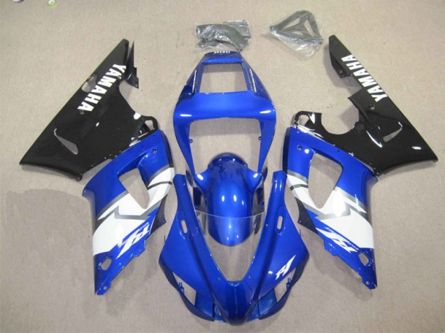 Yamaha R1 1998-1999 Motorrad Verkleidungen - Blau Schwarz Weiß Aufkleber Yamaha R1 1998-1999 Motorrad Verkleidungen - Blau Schwarz Weiß Aufkleber