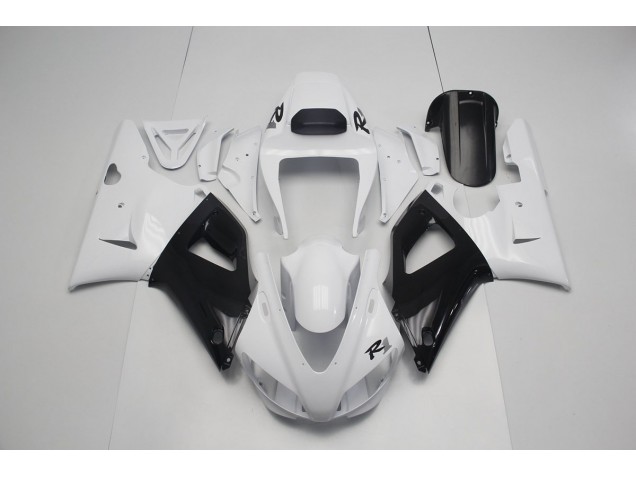 Yamaha R1 1998-1999 Motorrad Verkleidungen - Perl Weiß Schwarz
