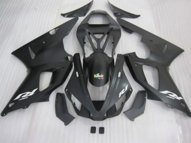 Yamaha R1 2000-2001 Motorrad Verkleidungen - Schwarz Weiß Aufkleber