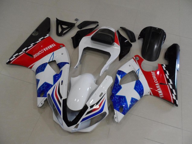 Yamaha R1 2000-2001 Motorrad Verkleidungen - Stern Flagge