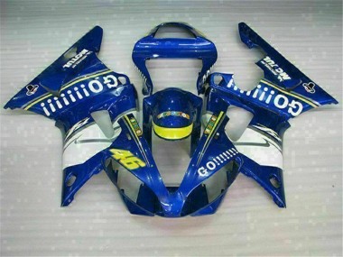 Yamaha R1 2000-2001 Motorrad VollVerkleidungen & Plastik - Blau