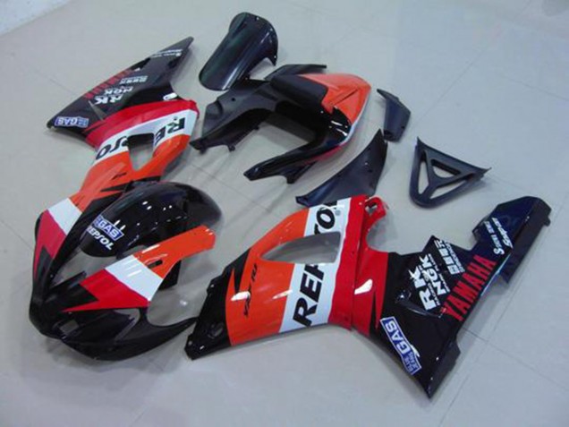 Yamaha R1 2000-2001 Motorrad Vollverkleidung - Repsol Yamaha R1 2000-2001 Motorrad Vollverkleidung - Repsol