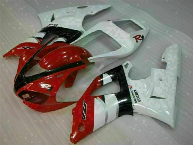 Yamaha R1 2000-2001 Motorrad Vollverkleidung - Rot